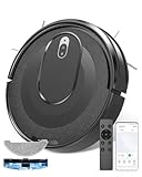 Vexilar Aspirateur Robot W7, Robot Aspirateur Laveur 3 en 1, Robot Aspirateur 4000Pa d'Aspiration,120min d'Autonomie,...